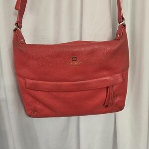 Kate Spade Pink Pebble Leather Crossbody Spring Bag